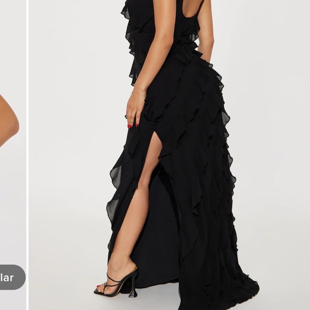 Fashion Nova Ruffle Maxi Dress -NWT - Picture 2 of 2